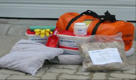 Light vehicle spill kit